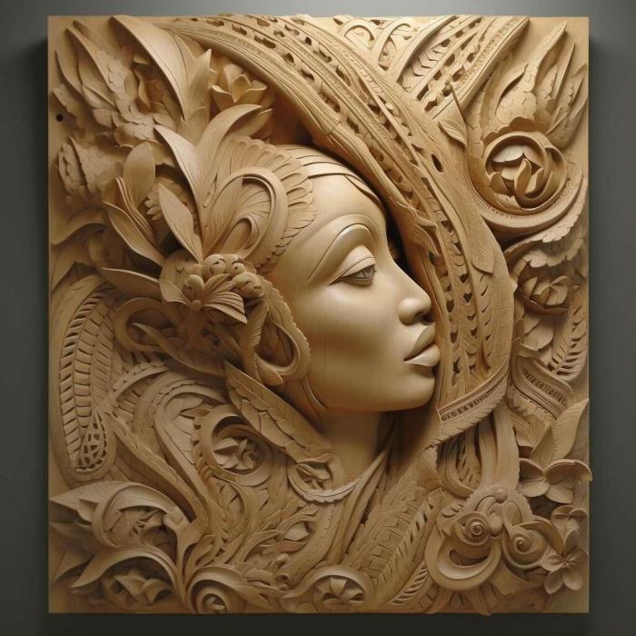 نموذج ثلاثي الأبعاد لآلة CNC 3D Art 